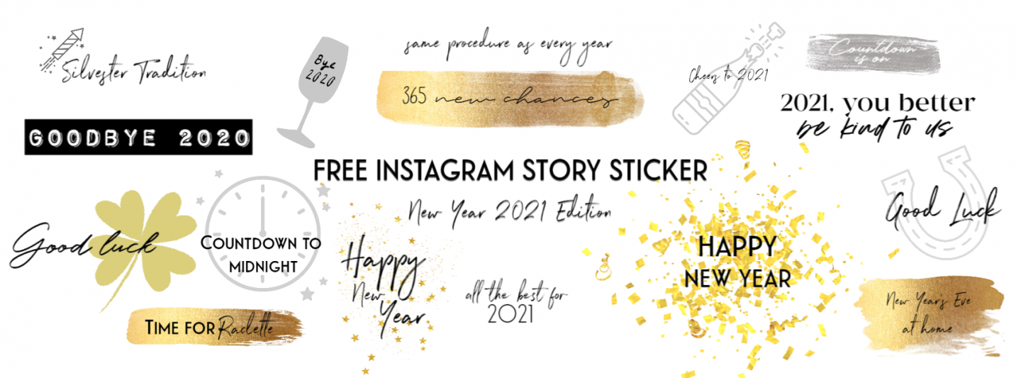 FREE STORY STICKER – New Year’s Eve 2021